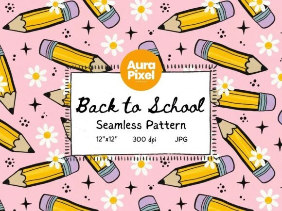 Download Back to School Digital Paper Seamless - Seamless Collection