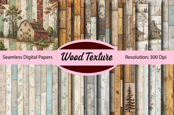 Download Wood Texture Seamless Digital Paper - Seamless Collection