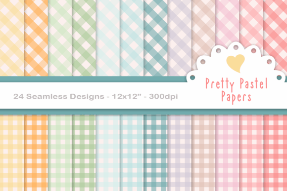 Download Seamless Pastel Gingham Paper - Seamless Collection