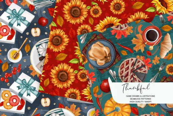 Download Autumn Pattern, Fall Seamless Papers - Seamless Collection