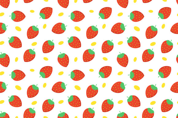 Download Strawberry Seamless Abstract Pattern - Abstract Collection
