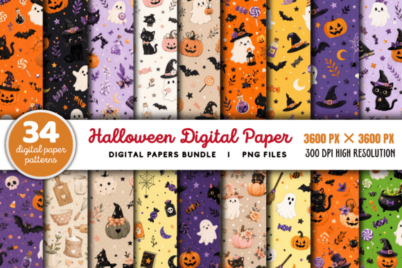 Download Halloween Digital Paper Backgrounds - Halloween digital paper Collection