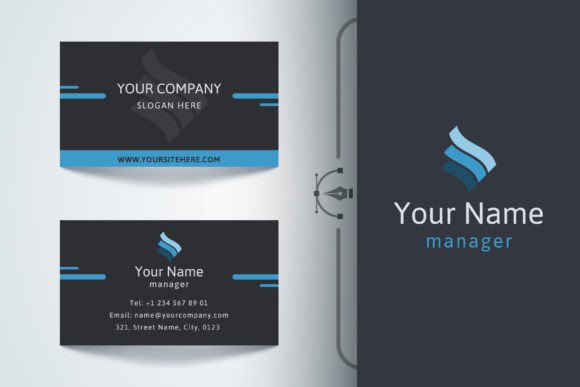 Download Template Business Card | Brand Company - Template business card Collection
