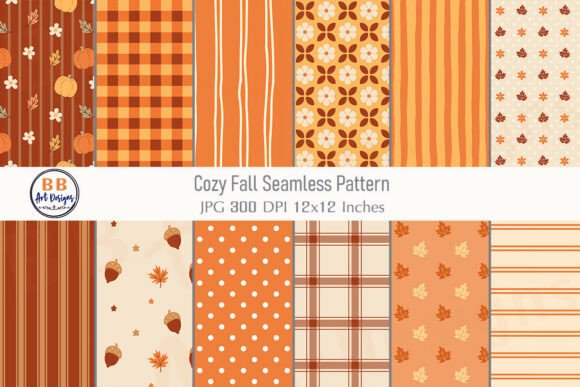 Download Fall Pattern Seamless Cozy Autumn Paper - Seamless Collection