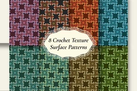 Download 8 Earthy Crochet Seamless Lace Patterns - Seamless Collection
