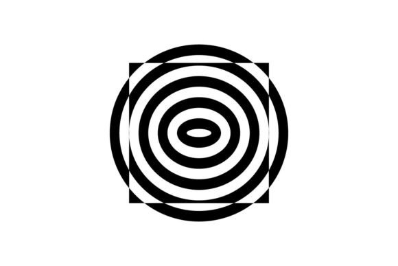 Download Black Abstract Retro Geometric Shapes - Abstract Collection