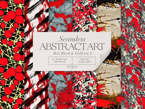 Download Modern Red Abstract Art Digital Textures - Abstract Collection