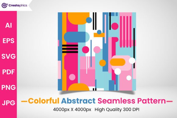 Download Colorful Seamless Abstract Pattern - Abstract Collection