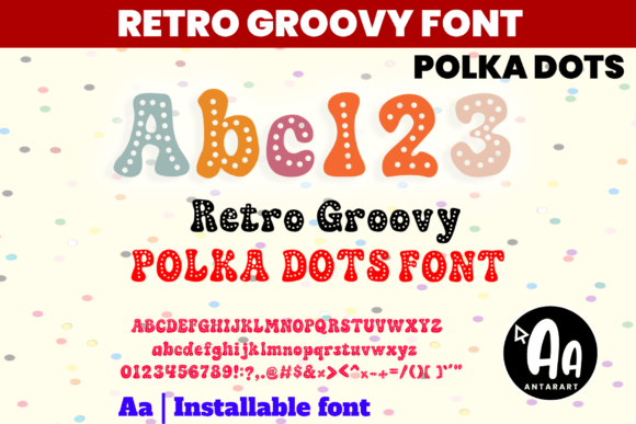 Download Retro Groovy Polka Dots - Premium Resources