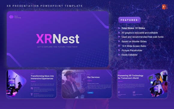 Download XRNest - XR Presentation PowerPoint Temp - Presentation Collection
